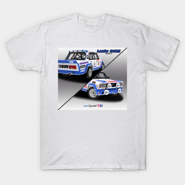 Lada 2105 Group B 9 T-Shirt by PjesusArt